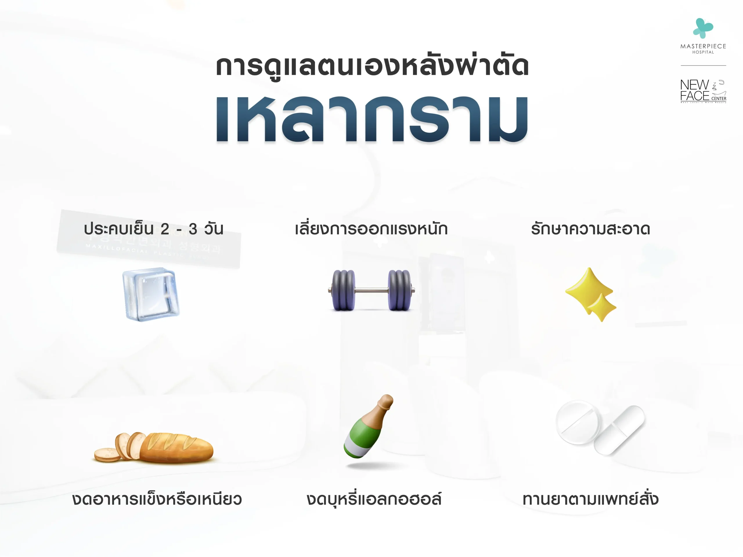 การดูแลตนเองหลังผ่าตัด