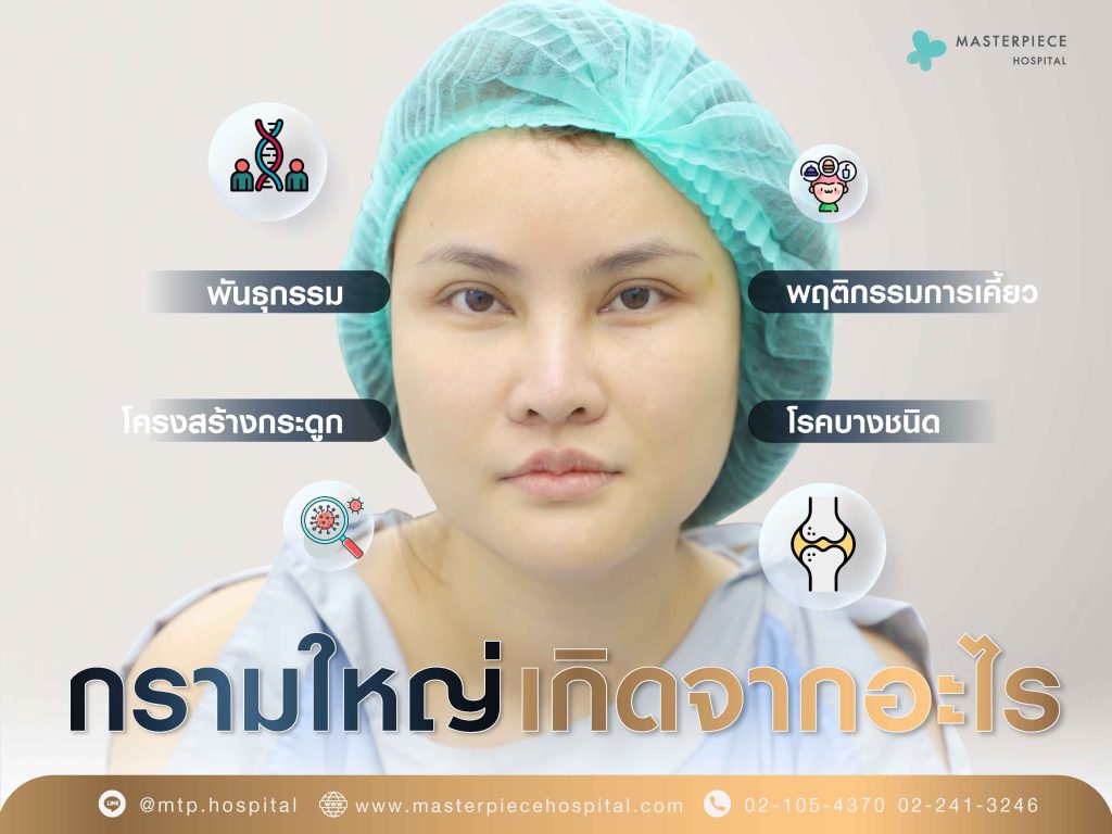 กรามใหญ่ เกิดจากอะไร มีสาเหตุจากอะไร ?